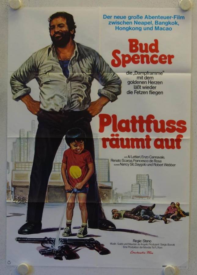 Plattfuss räumt auf originales deutsches Filmplakat